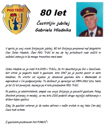 80 LET HLADNIK GABRIELA  2015
